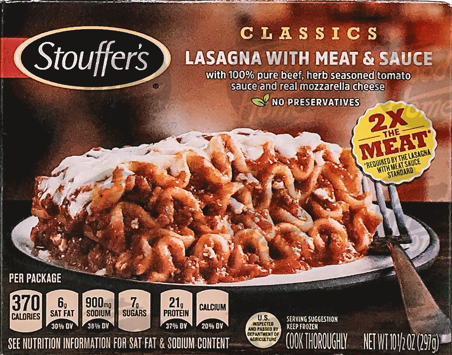 Stouffer's Classics lasagna with meat sauce Full-Size Picture